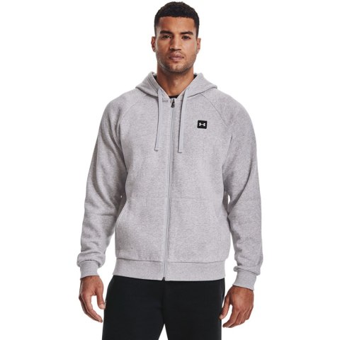 Bluza męska Under Armour Rival Fleece FZ Hoodie jasnoszara 1357111 011 Under Armour