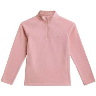 Bluza polarowa dla dziewczynki 4F jasny róż HJZ21 JBIDP001A 56S 4F