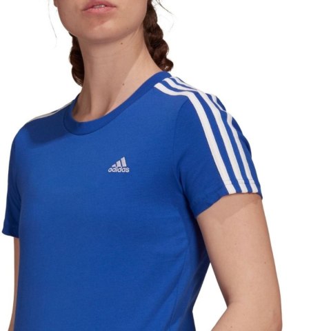 Koszulka damska adidas Loungewear Ess niebieska H07815 Adidas