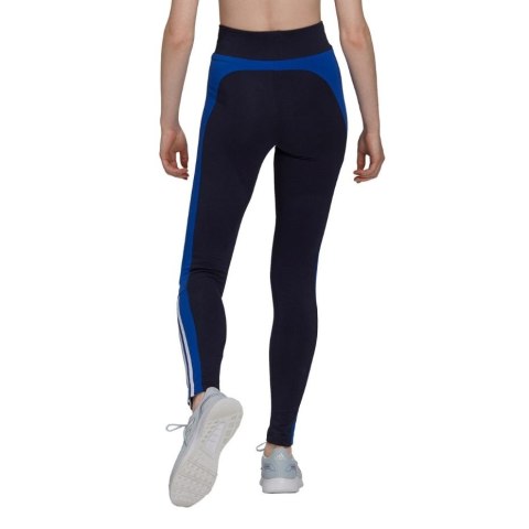 Legginsy damskie adidas Essentials Colorblock czarno-niebieskie GS6323 Adidas