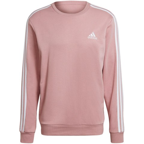 Bluza męska adidas M 3S FT SWT różowa HE4417 Adidas