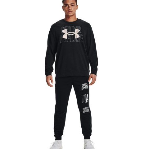 Bluza męska Under Armour UA Rival Terry Logo Crew czarna 1370391 001 Under Armour