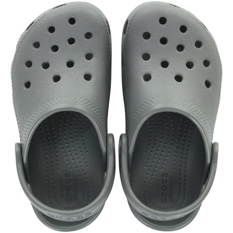 Chodaki dla dzieci Crocs Kids Toddler Classic Clog szare 206990 0DA Crocs