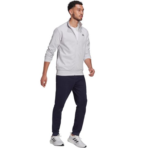 Dres męski adidas Logo Graphic Track Suit szaro-granatowy H61134 Adidas
