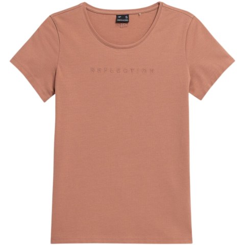 Koszulka damska 4F łososiowa H4Z22 TSD029 64S 4F