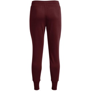 Spodnie damskie Under Armour Rival Fleece bordowe 1356416 690 Under Armour