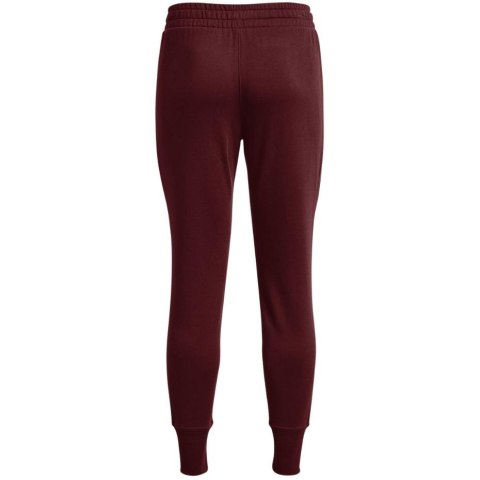 Spodnie damskie Under Armour Rival Fleece bordowe 1356416 690 Under Armour
