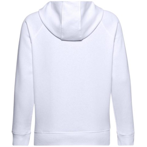 Bluza damska Under Armour Rival Fleece HB Hoodie biała 1356317 100 Under Armour