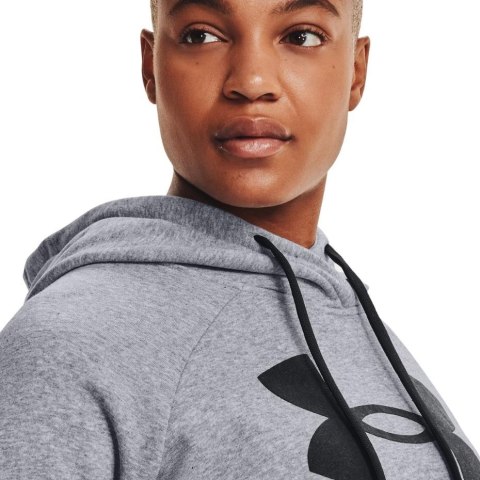 Bluza damska Under Armour Rival Fleece Logo Hoodie szara 1356318 035 Under Armour