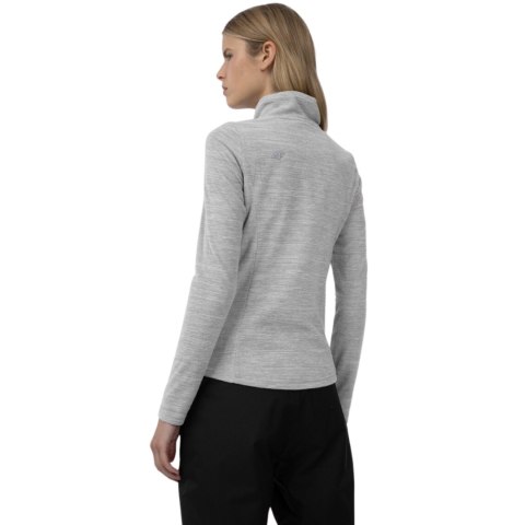 Bluza damska polarowa 4F chłodny jasny szary melanż H4Z22 BIDP010 27M 4F