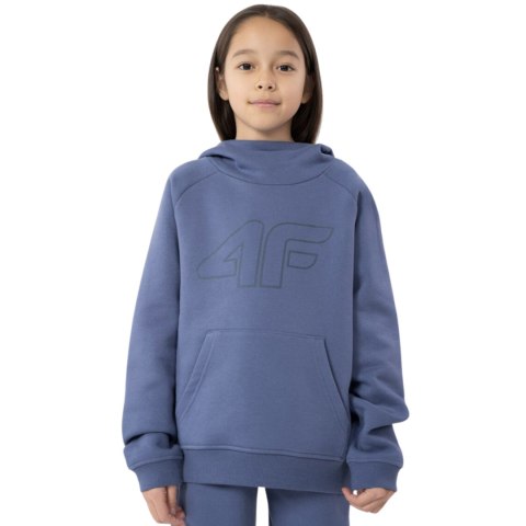 Bluza dla dziewczynki 4F denim HJZ22 JBLD002 32S 4F