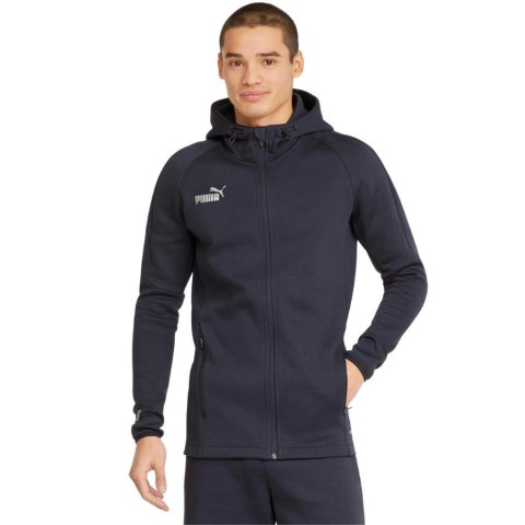 Bluza męska Puma TeamFinal Casuals Hooded granatowa 657383 06 Puma