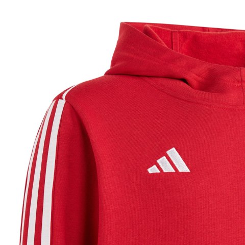 Bluza dla dzieci adidas Tiro 23 League Sweat Hoodie czerwono-biała HS3607 Adidas