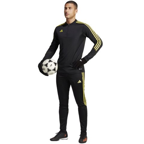 Bluza męska adidas Tiro 23 Club Training Top czarno-żółta IC1579 Adidas
