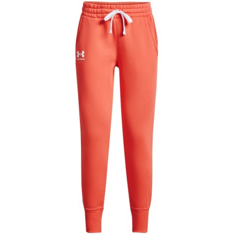 Spodnie damskie Under Armour Rival Fleece pomarańczowe 1356416 877 Under Armour