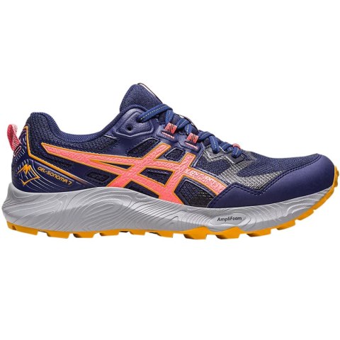 Buty damskie do biegania Asics Gel Sonoma 7 granatowo-pomarańczowe 1012B413 401 Asics