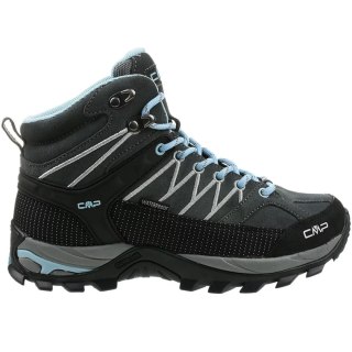 Buty trekkingowe damskie CMP Rigel Mid WP szaro-niebieskie 3Q1294677BD CMP