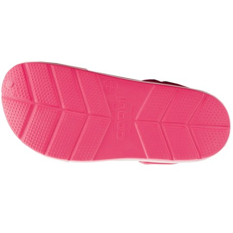 Chodaki damskie Coqui Lindo różowo-szare 6413-100-4246 Coqui