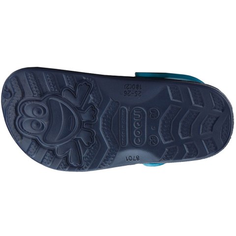 Chodaki dla dzieci Coqui Little Frog granatowo-niebieskie 8701-100-2118A Coqui