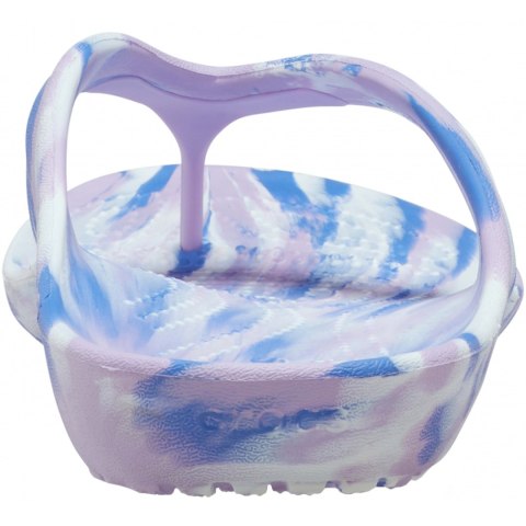 Klapki damskie Crocs Kadee II Marbled Flip W niebiesko-różowe 208331 5PT Crocs