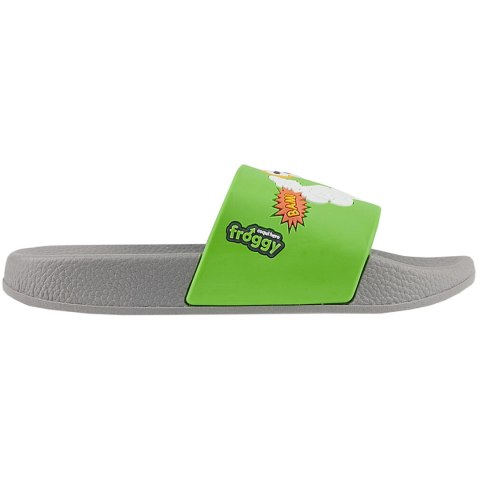 Klapki dla dzieci Coqui Ruki szaro-zielone 6383-634-4877 Coqui