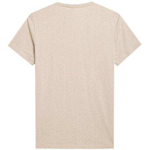 Koszulka męska 4F beżowa 4FSS23TTSHM311 81S 4F