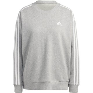 Bluza damska adidas Essentials 3-Stripes szara IC9905 Adidas