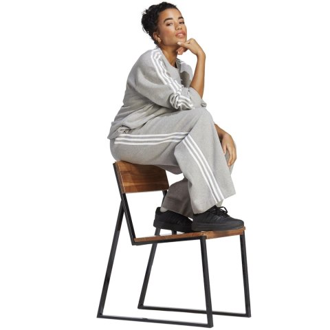 Bluza damska adidas Essentials 3-Stripes szara IC9905 Adidas