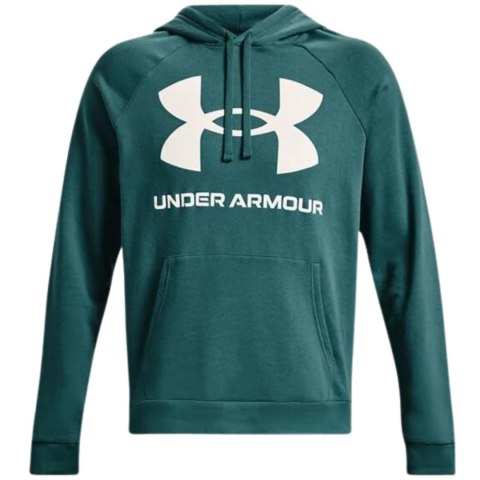 Bluza męska Under Armour Rival Fleece Big Logo HD zielona 1357093 722 Under Armour