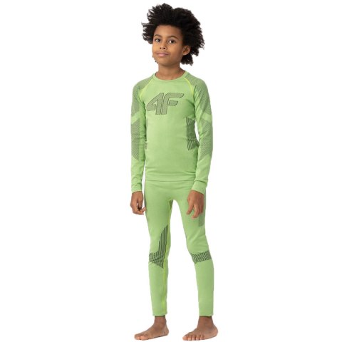 Bielizna bezszwowa dla chłopca 4F M093 zielony neon 4FJAW23USEAM093 41N 4F