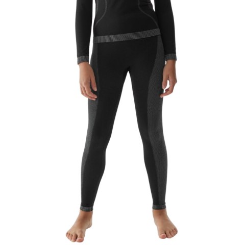 Bielizna bezszwowa dla dziewczynki 4F F109 głęboka czerń 4FJAW23USEAF109 20S 4F