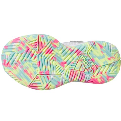 Buty dla dzieci adidas Ownthegame 2.0 biało-niebieskie IF2696 Adidas