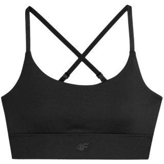 Stanik sportowy 4F F079 głęboka czerń 4FAW23USBAF079 20S 4F