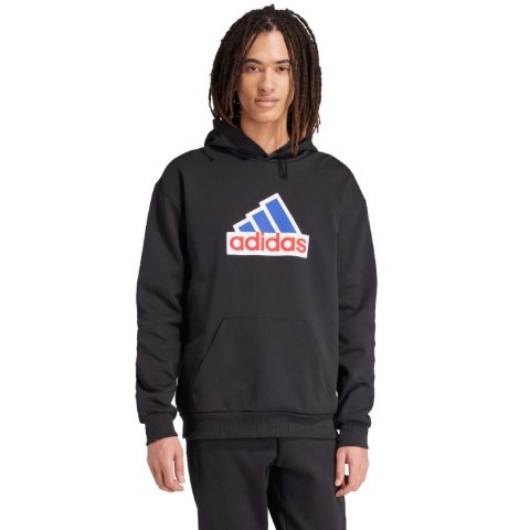 Bluza męska adidas FI BOS HD OLY czarna IS3233 Adidas