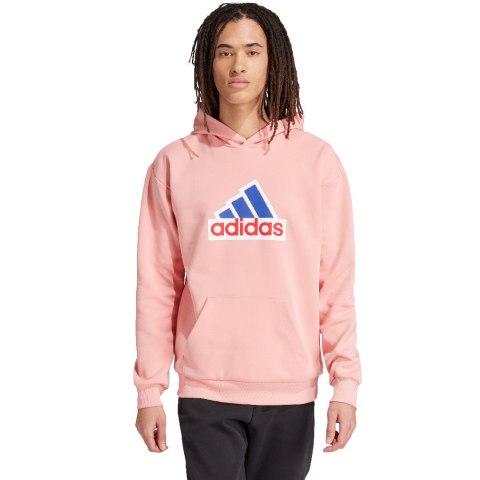 Bluza męska adidas FI BOS HD OLY różowa IS9597 Adidas