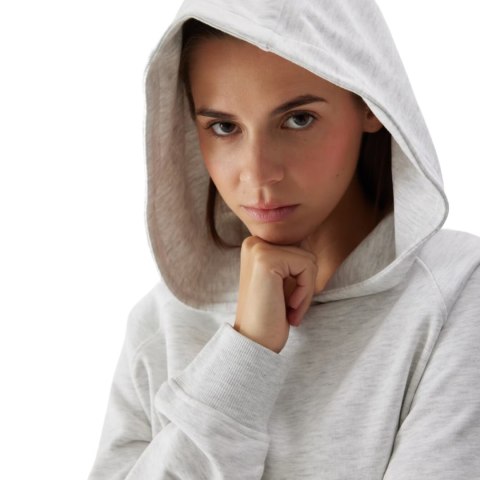 Bluza damska 4F F0955 chłodny jasny szary melanż 4FWSS24TSWSF0955 27M 4F