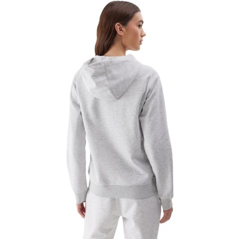 Bluza damska 4F F0956 chłodny jasny szary melanż 4FWSS24TSWSF0956 27M 4F