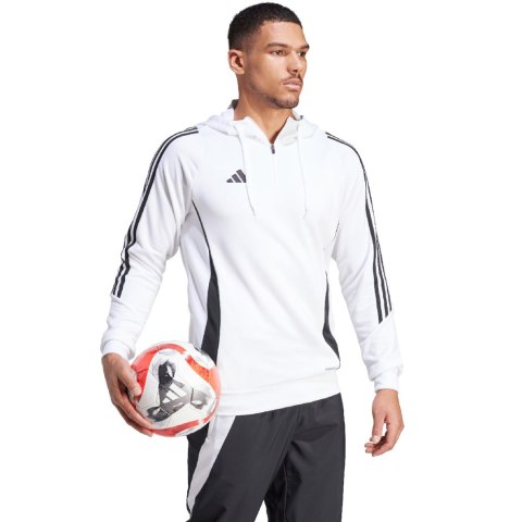 Bluza męska adidas Tiro 24 Training Hooded biała IR9399 Adidas teamwear