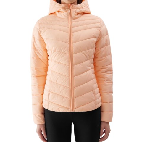 Kurtka damska pikowana 4F F351 pomarańczowa 4FWSS24TDJAF351 70S 4F