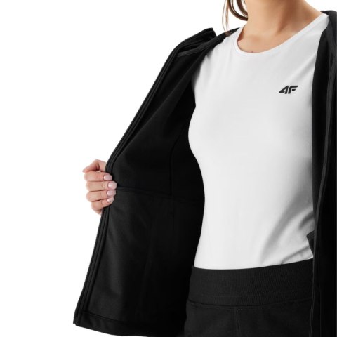 Kurtka damska softshell 4F F215 głęboka czerń 4FWSS24TSOFF215 20S 4F