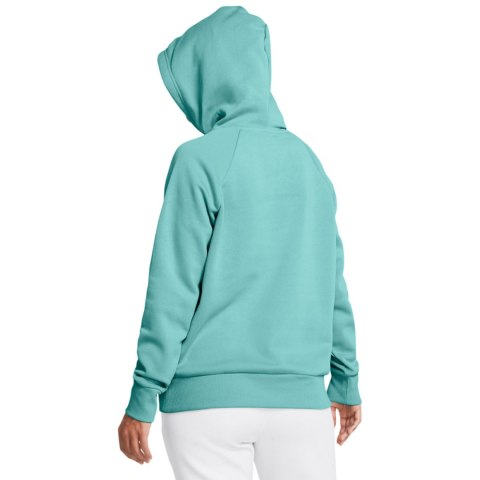 Bluza damska Under Armour Rival Flecce Hoodie miętowa 1379500 482 Under Armour