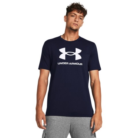 Koszulka męska Under Armour Sportstyle Logo granatowa 1382911 408 Under Armour