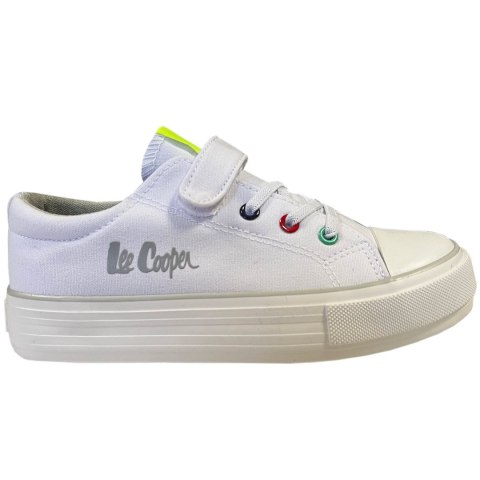 Buty dla dzieci Lee Cooper białe LCW-24-31-2272K Lee Cooper