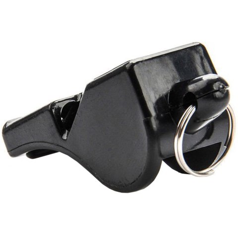 Gwizdek Meteor Wolf bezkulkowy plastikowy czarny 38500 Meteor