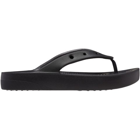 Klapki damskie Crocs Classic Platform Flip czarne 207714 001 Crocs