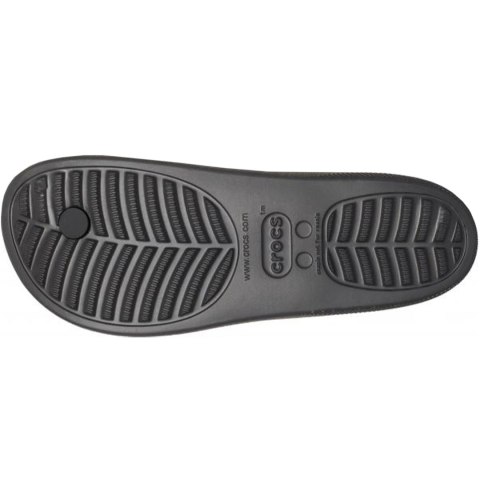 Klapki damskie Crocs Classic Platform Flip czarne 207714 001 Crocs