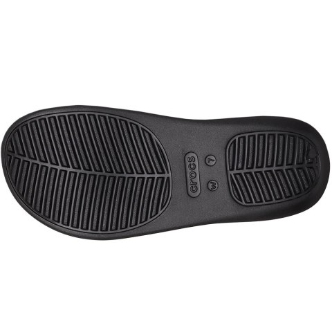 Klapki damskie Crocs Getaway Flip czarne 209589 001 Crocs