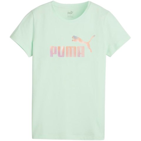 Koszulka damska Puma ESS+ Summer Daze Tee miętowa 679921 88 Puma