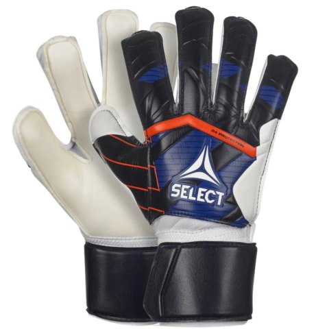 Rękawice bramkarskie Select 04 Protection Flat Cut v24 czarno-granatowe 18448 Select