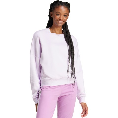 Bluza damska adidas Essentials Small Logo Feel Cozy fioletowa JF8827 Adidas